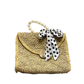 Sedge Bag With Jade Handle